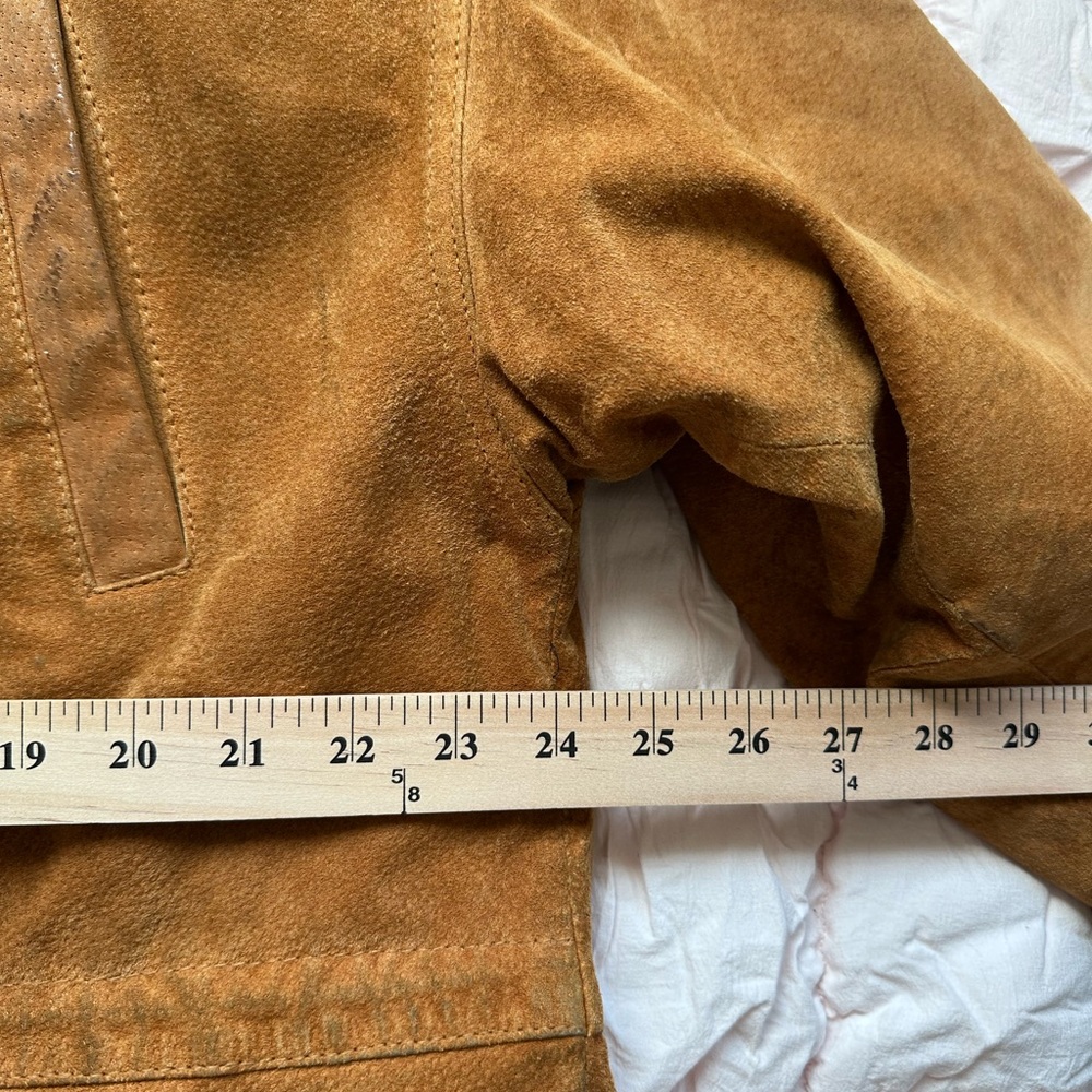 Wilson’s Leather Toggle Suede Hooded Jacket Men’s M Brown Made in Korea - Picture 6 of 10